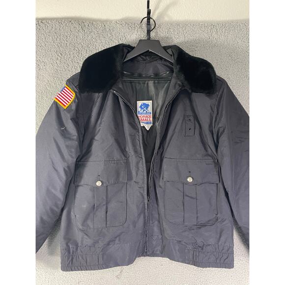 Vintage Horace Small Navy Uniform Jacket Men’s 42R USA Made Lined Workwear Coat - Picture 13 of 14